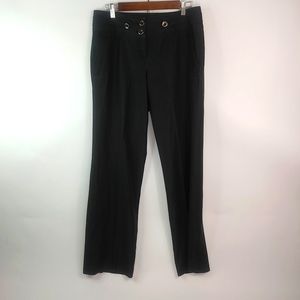 Sharagano 10 Black Straight Leg Dress Jeans 10